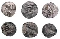 denary, Aw: Poziomy napis S COLONIA, Rw: Krzyżyk i napis, Dbg 331, razem 6 sztuk