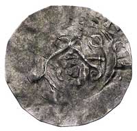 denar I połowa XI w. Aw: Krzyżyk, Rw: Kapliczka, Dbg- , 19.2 mm, 0.64 g, pęknięty