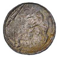 denar, Aw: Monarcha na tronie z mieczem w dloni, Rw: Walka z lwem, Str. 40, 12.8 mm, 0.46 g