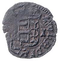 denar, Aw: Tarcza węgierska i napis w otoku, Rw: Pogoń i napis, Huszar 607, Rethy 154 A, 0.65 g