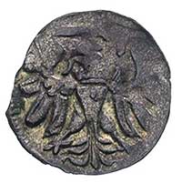 denar 1558, Gdańsk, T. 10, rzadki, ciemna patyna