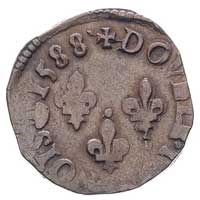 podwójny grosz 1588, Troyes, Duplessy 1152