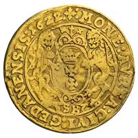 dukat 1622, Gdańsk, H-Cz. 1447 (R3), Kaleniecki s. 189, Fr. 10, T. 50, złoto 3.31 g, rzadki rocznik