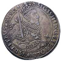 talar 1629, Bydgoszcz, rzadka odmiana z krzyżem pod popiersiem w legendzie, H-Cz. 7543 (R6), Dav. ..