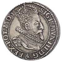 szóstak 1599, Malbork, odmiana z małą głową króla, patyna
