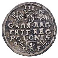 trojak 1595, Poznań, patyna