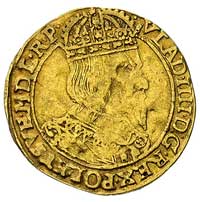 dukat 1637, Toruń, H-Cz. 1782 (R4), Kaleniecki s. 236, Fr. 58, T. 40, złoto, 3.24 g, stara patyna