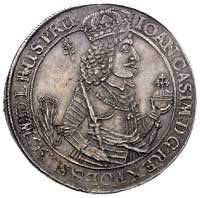 dwutalar 1650, Gdańsk, Aw: Półpostać króla, IOAN CASIM D G REX POL & SUEC M D L RUS PRU, Rw: Herb ..