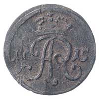 2/3 talara (gulden) 1733, Drezno, Dav. 829, ładna stara patyna