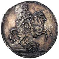 szeląg 1715, Gdańsk, T. 6, drobna wada mennicza, moneta bardzo rzadka