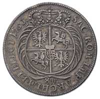 dwuzłotówka (8 groszy) 1753, Lipsk, rzadsza odmi