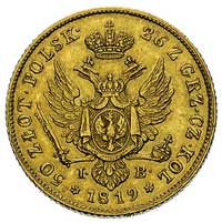 50 złotych 1819, Warszawa, Plage 4, Bitkin 807 (R), Fr. 107, złoto 9.78 g