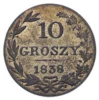 10 groszy 1838, Warszawa, św. Jerzy bez płaszcza