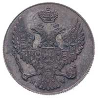 3 grosze 1839, nowe bicie petersburskie (1859 r), Plage 190 (R), Bitkin H 1205 (R2), patyna