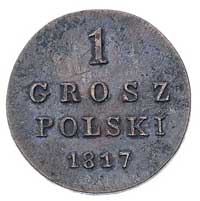 grosz 1817, Warszawa, Plage 201, Bitkin 886, ładnie zachowany, patyna