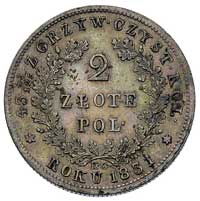 2 złote 1831, Warszawa, Plage 273, przepiękna zł