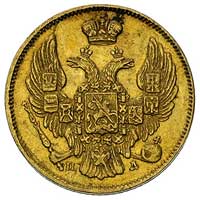 3 ruble = 20 złotych 1834, Petersburg, Plage 299, Bitkin 1075 (R), Fr. 111, złoto, 3.91 g