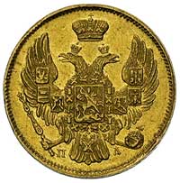 3 ruble = 20 złotych 1835, Petersburg, Plage 301, Bitkin 1076 (R), Fr. 111, złoto, 3.93 g
