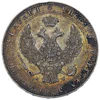 3/4 rubla = 5 złotych 1838, Warszawa, po 5-tym pęczku liści 3 jagódki, Plage 361, Bitkin 1144, ład..