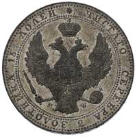 3/4 rubla = 5 złotych 1839, Warszawa, Plage 363, Bitkin 1145, ładnie zachowane