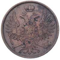 2 kopiejki 1858, Warszawa, Plage 488, Bitkin 466, patyna