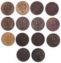 komplet monet 1, 2, 5, 10, 20 i 50 groszowych oraz 1 złoty 1929, razem 45 sztuk