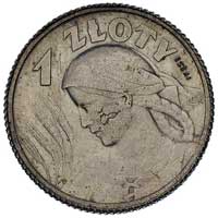 1 złoty 1924, Głowa Kobiety na rewersie wypukły napis ESSAI, srebro, 5.01 g, Parchimowicz P-124 a,..