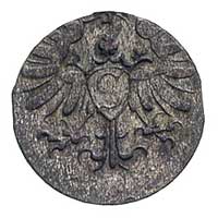 denar 1571, Królewiec, Bahr. 1271, Neumann 51, ładnie zachowany egzemplarz