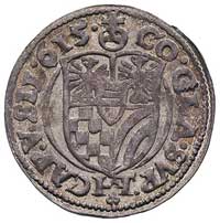3 krajcary 1615, Oleśnica, F.u.S. 2201, ładna moneta z delikatną patyną