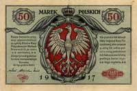 50 marek polskich 9.12.1916, \jenerał, Miłczak 5,"III+,1