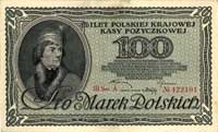 100 marek polskich 15.02.1919, III Ser. A, Miłczak 18e