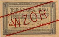 1 marka polska 17.05.1919. seria IAC, WZÓR, Miłczak 19b