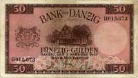 50 guldenów 5.02.1937, seria H 015,673, Miłczak G52a