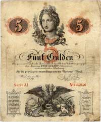 5 gulden 01.01.1859, Pick A85