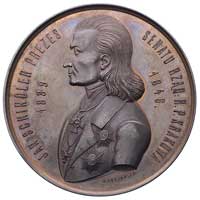 Jan Schindler prezes senatu Krakowa- medal autorstwa A. Schindlera 1881 r., Aw: Półpostać Schindle..