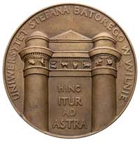 350 lat Uniwersytetu Stefana Batorego w Wilnie 1929 r., j.w., Strzałk. 641, brąz 55 mm