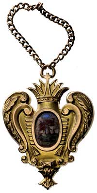 medalion ofiarowany hrabiemu Ludwikowi Rozwadows