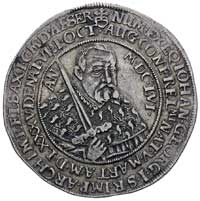 Jan Jerzy 1615-1656, talar pośmiertny, 1656, Aw: Popiersie księcia z mieczem trzy czwarte w prawo,..