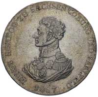 Franciszek Fryderyk Antoni 1800-1806, talar 1817, Aw: Popiersie w mundurze w lewo, Rw: Tarcza herb..
