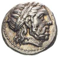 MACEDONIA, Filip II 359-336 pne, tetradrachma 347-349 pne, Aw: Głowa Zeusa w wieńcu w prawo, Rw: N..