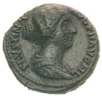Faustyna II, żona Marka Aureliusza, as, Aw: Popiersie w prawo i napis FAVSTINA AVG PII AVG FIL, Rw..