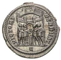 Maksymian 286-305, argenteus, Aw: Popiersie w wieńcu w prawo i napis MAXIMIANVS AVG, Rw: Dioklecja..