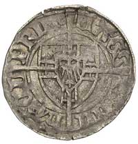 Michał Küchmeister von Sternberg 1414-1422, szeląg, Aw: Tarcza wielkiego mistrza i napis, Rw: Tarc..