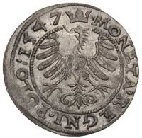 grosz 1547, Kraków, moneta lakierowana, ciemna patyna