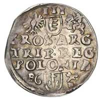 trojak 1586, Poznań, odmiana z dużą 6 w dacie, T. 1.50