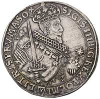 talar 1630, Bydgoszcz, popiersie króla z kokardą, Dav. 4316