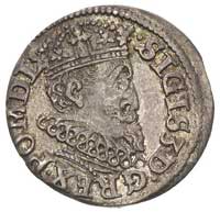 trojak 1619, Ryga, odmiana popiersie królewskie z małą głową, Kruggel 1.22, T. 3, rzadki, patyna