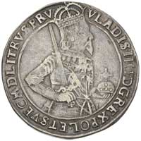 talar 1633, Toruń, Dav. 4374, T. 10, moneta dwukrotnie uderzona stemplem, patyna