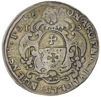 ort 1656, Elbląg, okupacja szwedzka, na awersie popiersie Karola Gustawa, Pfau 463, Ahlström 52, r..