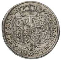 2/3 talara (gulden) 1699, Drezno, Dav. 819, ładn